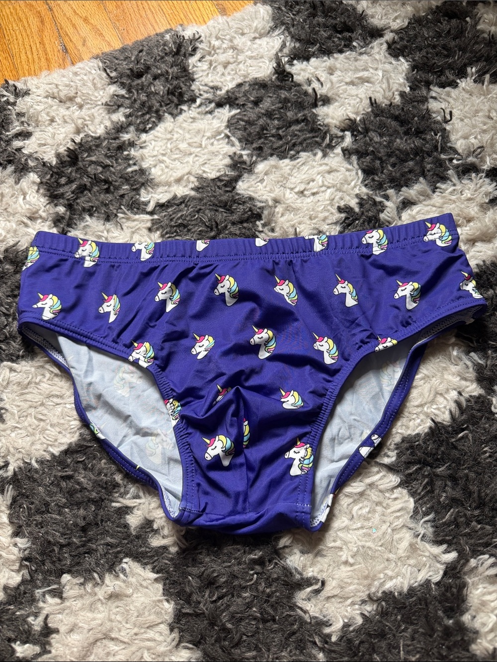 Men’s Unicorn Swim Brief Speedo- Limited Edition- Size Medium l- Royal Blue